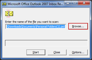 Scanpst Location Outlook 2016